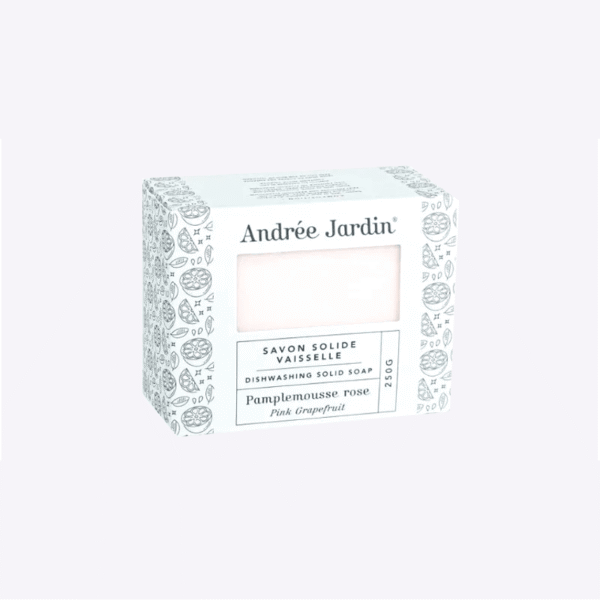 Savon vaisselle solide Pamplemousse rose Andrée Jardin