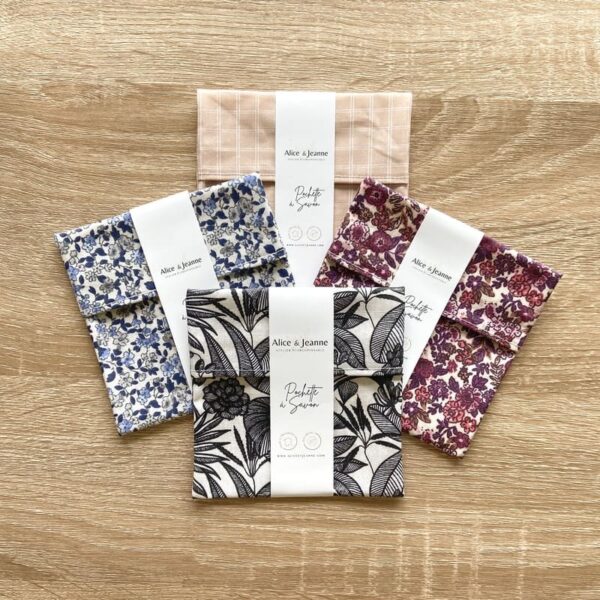 Pochette à savon artisanale Alice & Jeanne