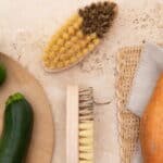 Brosse à légumes en bois