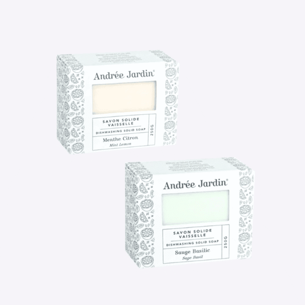 Duo Savons vaisselle solides 250g Andrée Jardin